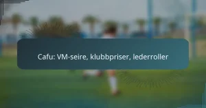 Cafu: VM-seire, klubbpriser, lederroller